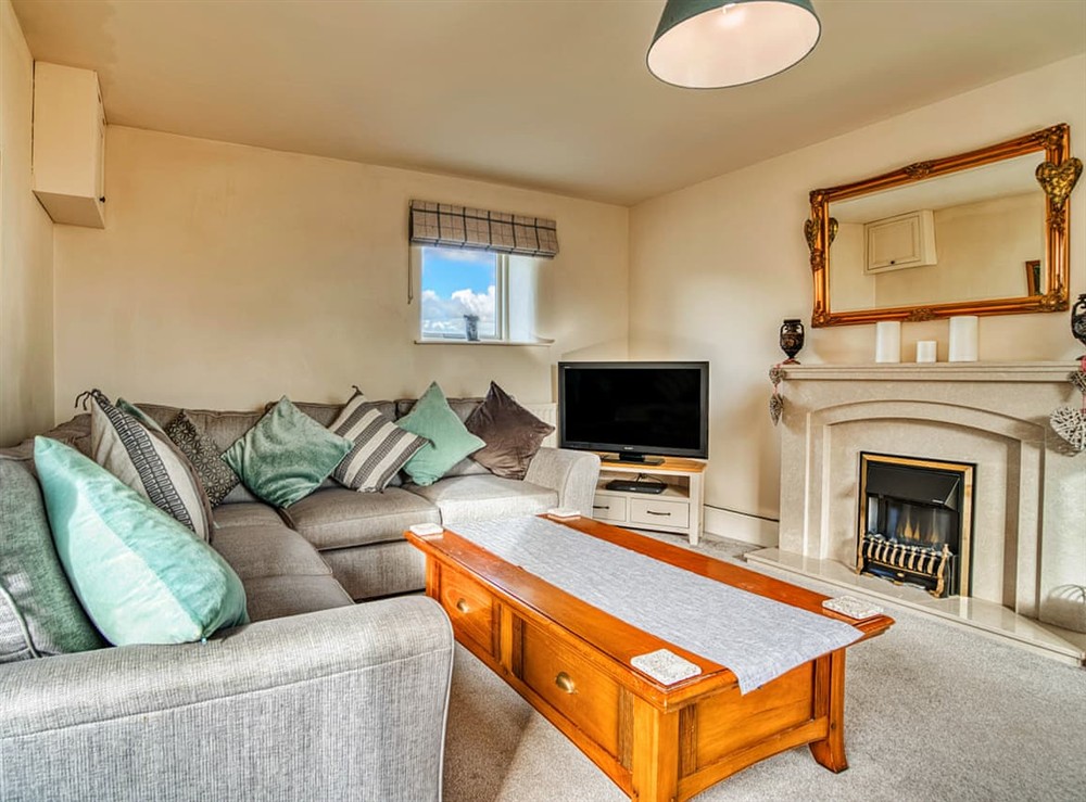 Living room at Shoreline Lodge in Ashbourne, Derbyshire