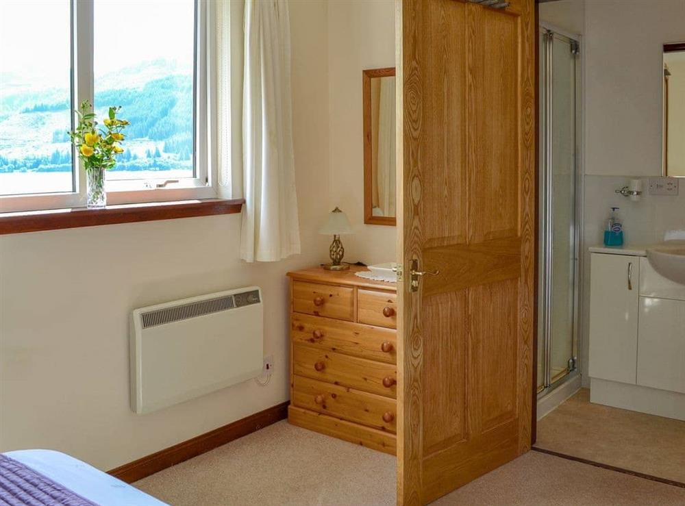 Double bedroom with en-suite at Shoreside in by Inverinate, Kyle, Ross-shire., Ross-Shire