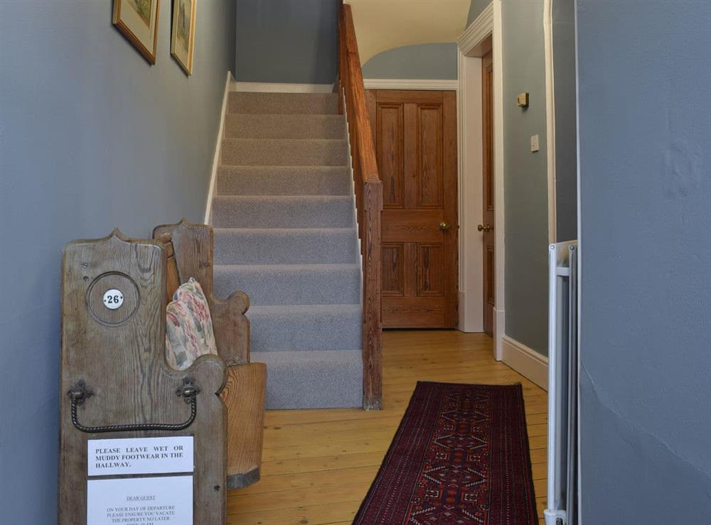 Hallway & stairs at Shorley Lodge in Keswick, Cumbria