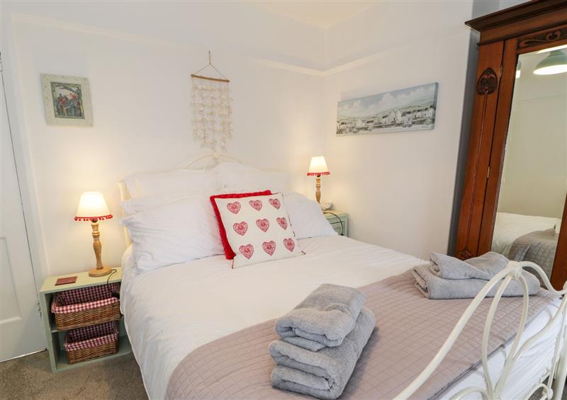 One of the bedrooms at Sibrwd Y Mor, Harlech