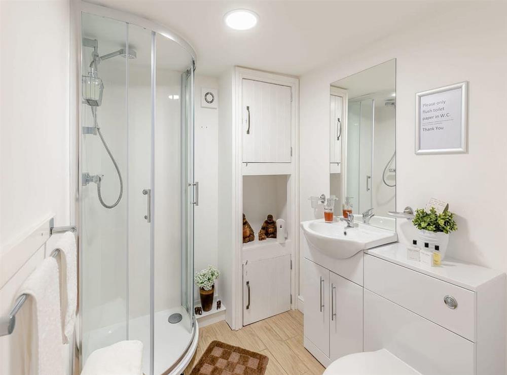 Shower room at Sigma Apartment in Buxton, Derbyshire