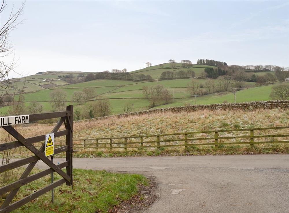 Tranquil surrounding countryside at Silk Hill Stables in High Peak, Derbyshire