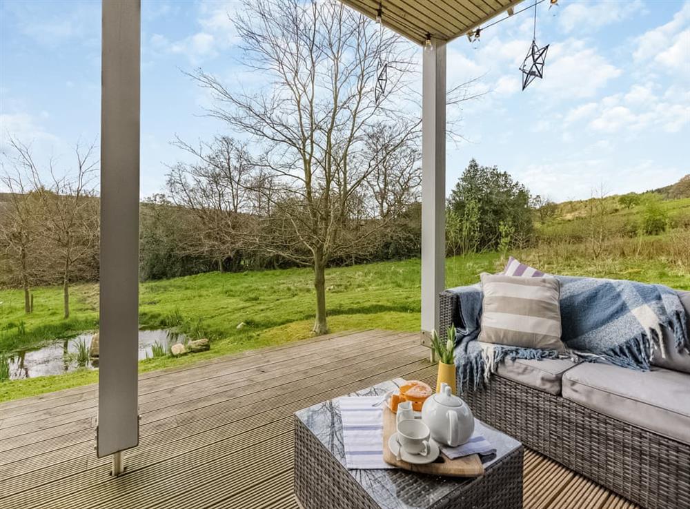 Sitting-out-area (photo 2) at Silver Birch Lodge in Norwood, near Harrogate, North Yorkshire