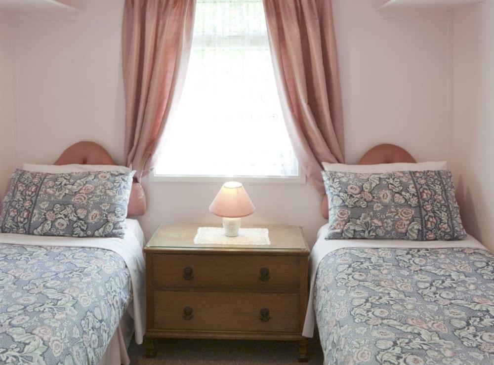 Good-sized twin bedroom at Silver Birches in Horning, Norfolk
