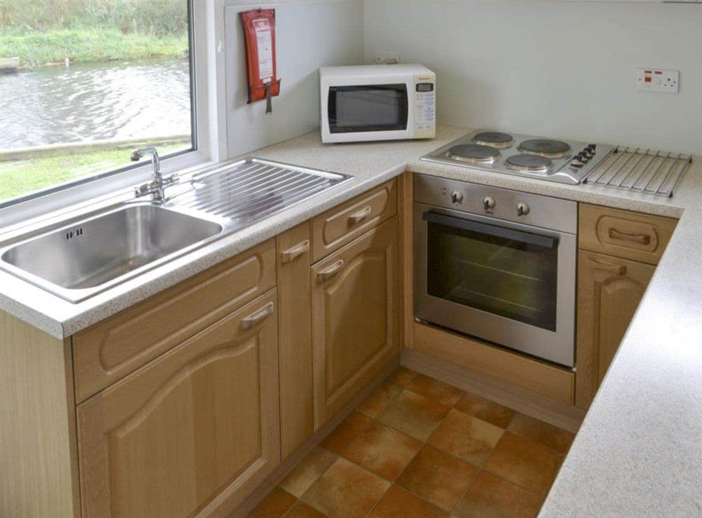 Well-equipped fitted kitchen at Silver Birches in Horning, Norfolk