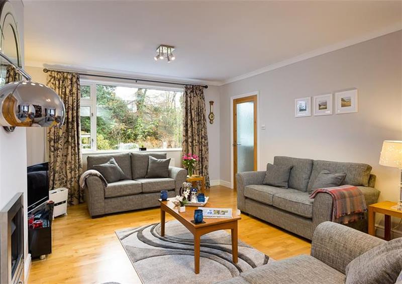The living area at Silver Birches, Windermere