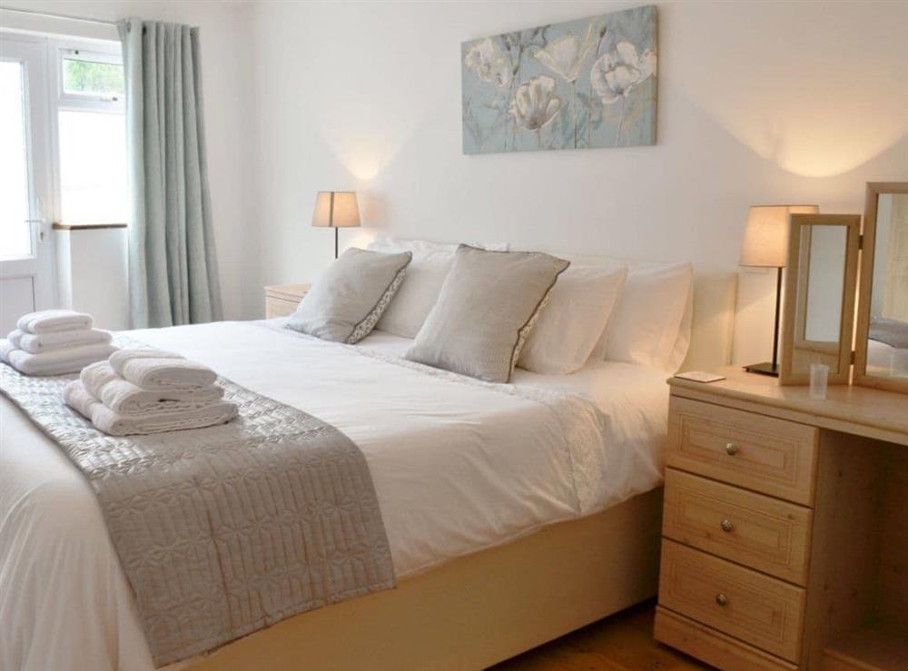 Comfy double bedroom at Silver Cottage in Combe Martin, near Ilfracombe, Devon