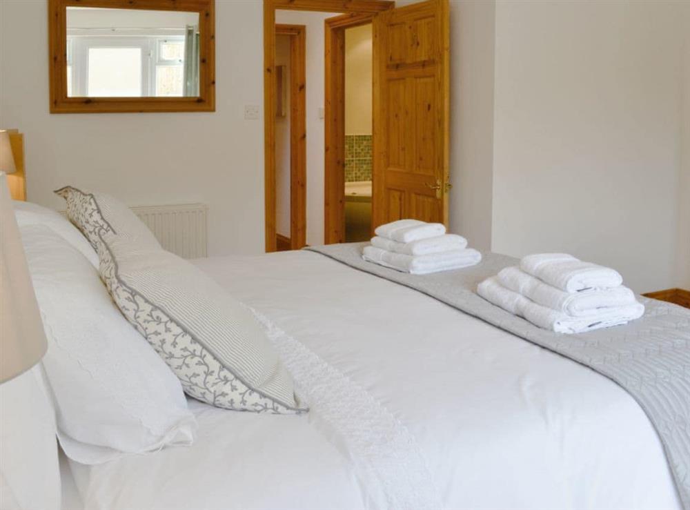 Double bedroom at Silver Cottage in Combe Martin, near Ilfracombe, Devon