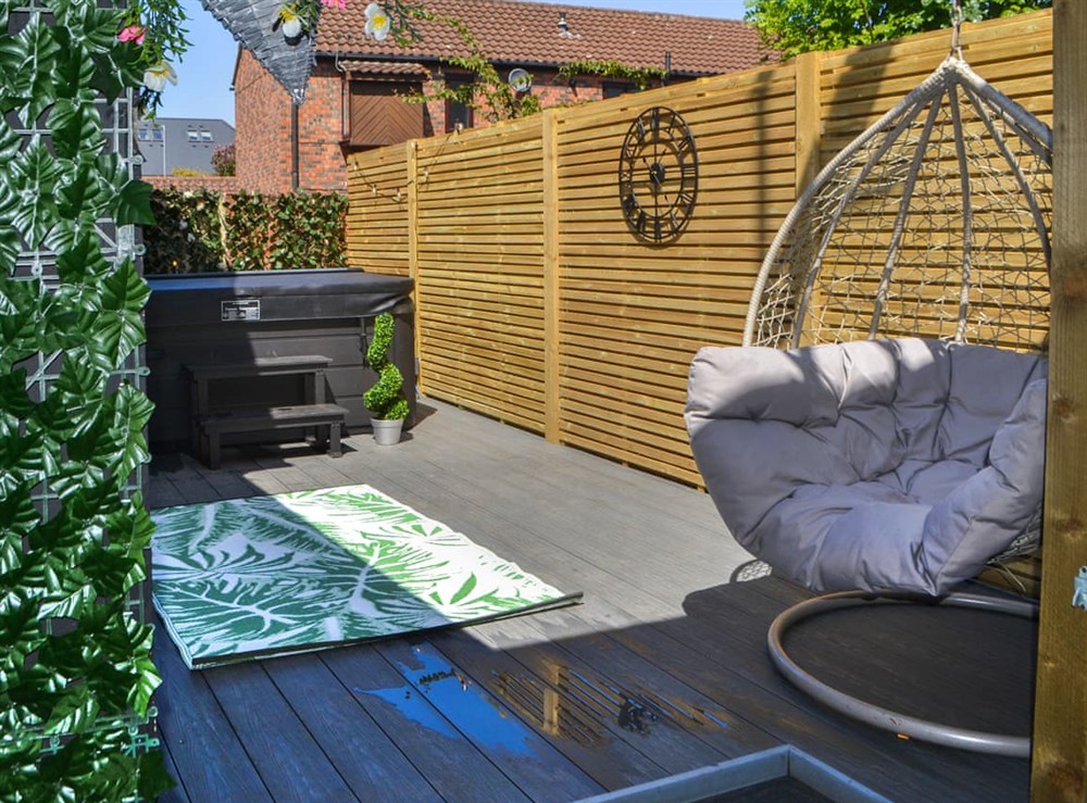 Outdoor area at Silver Cottage in Morpeth, Northumberland