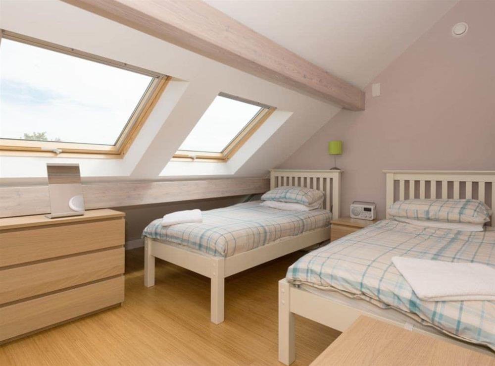Upper floor twin bedroom at Silver Dawn in Horning, near Wroxham, Norfolk