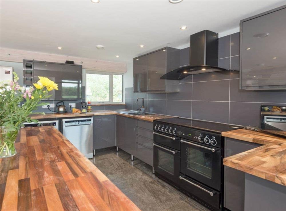Well-equipped fitted kitchen at Silver Dawn in Horning, near Wroxham, Norfolk