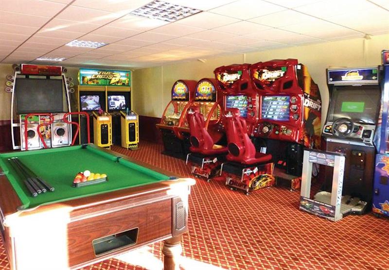 Arcade at Silver Sands Holiday Park in Lossiemouth, Moray, Northern Highlands