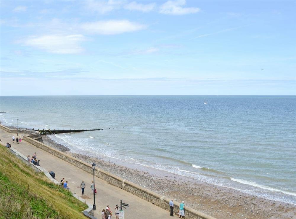 Cromer seafront at Silverdale in Bacton, near Happisburgh, Norfolk
