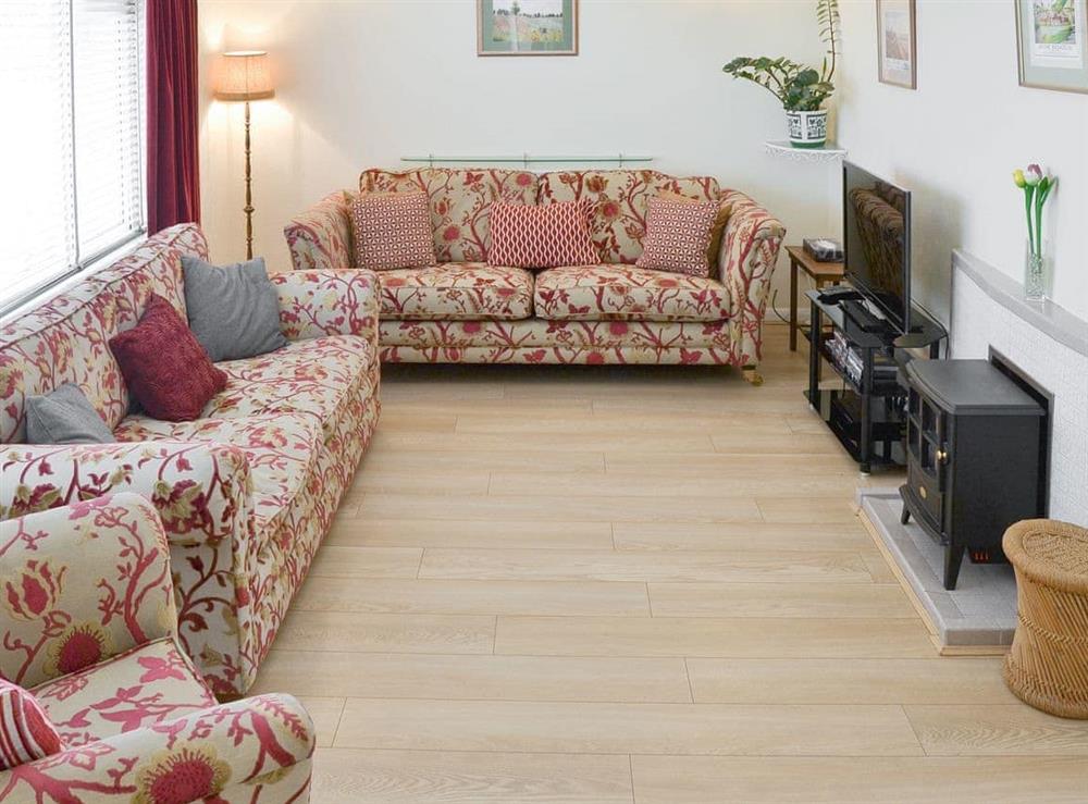 Spacious living room at Silverdale in Bacton, near Happisburgh, Norfolk
