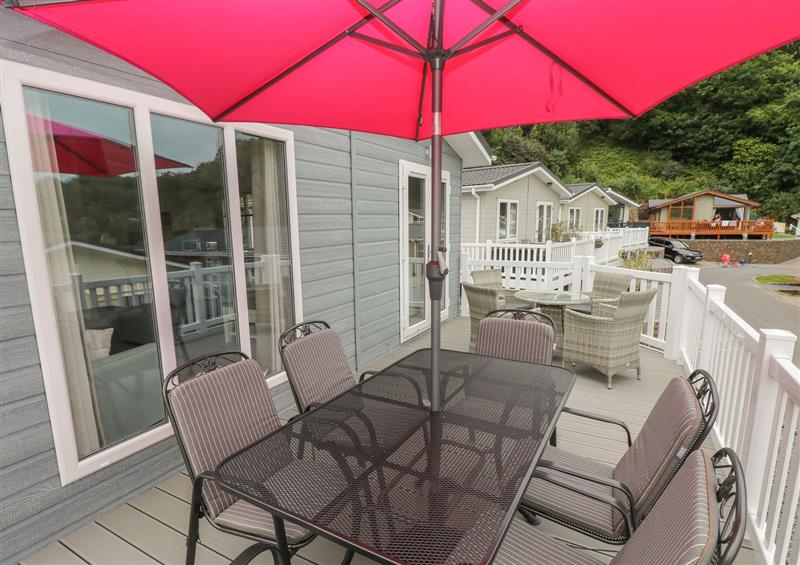 Enjoy a glass of wine on the patio at Silverwood, Wisemans Bridge