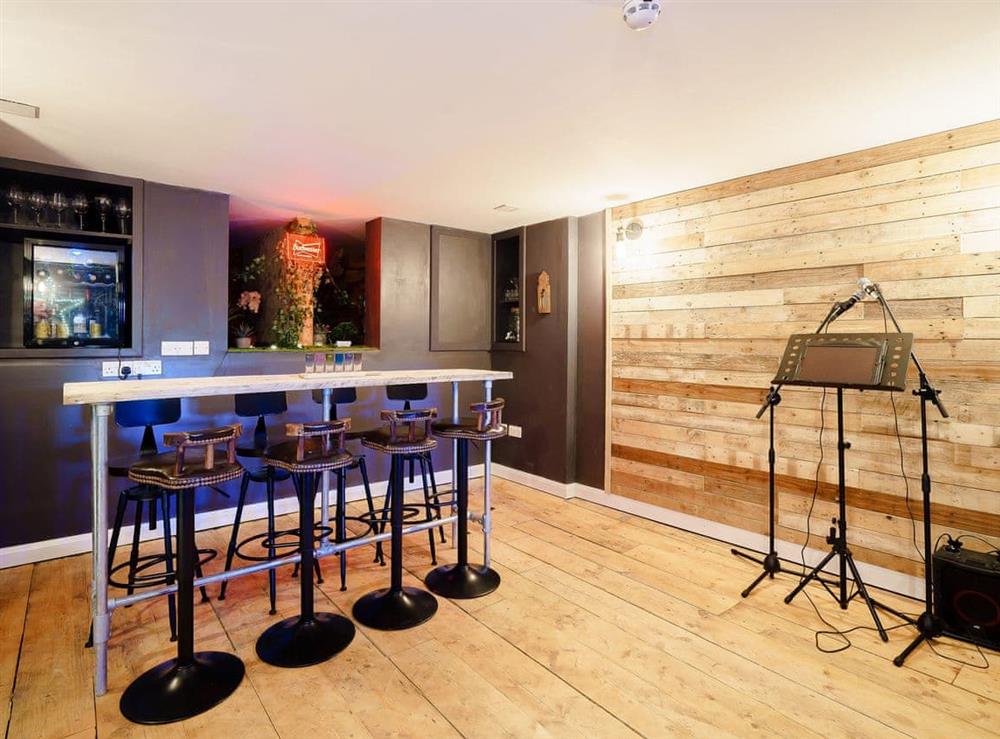 Entertainment room with Karaoke at Sinatra Villa in Cheltenham, England