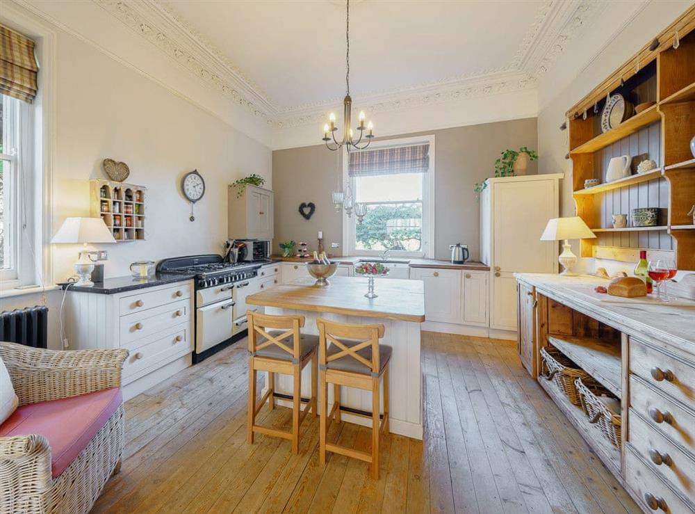 Spacious kitchen at Sinatra Villa in Cheltenham, England
