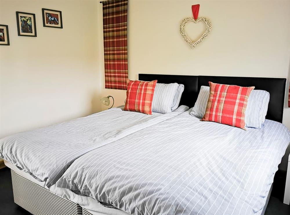 Double bedroom at Single Malt Cottage in Geary, near Dunvegan, Isle of Skye, Scotland