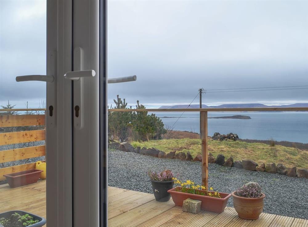 View at Single Malt Cottage in Geary, near Dunvegan, Isle of Skye, Scotland