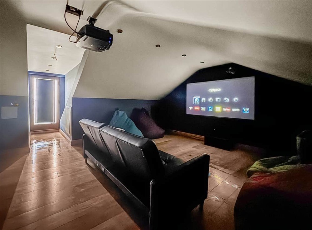 Cinema room at Sir A Wel in LLANNERCH-Y-MEDD, Gwynedd