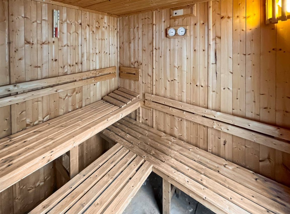 Sauna at Sir A Wel in LLANNERCH-Y-MEDD, Gwynedd