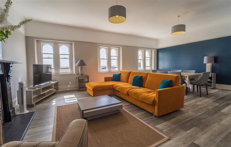 Relax in the living area at Sir Arthur Conan Doyle, Plymouth