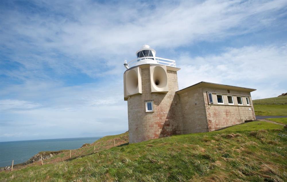 The fog signal is no longer in use at Siren, Bull Point Lighthouse