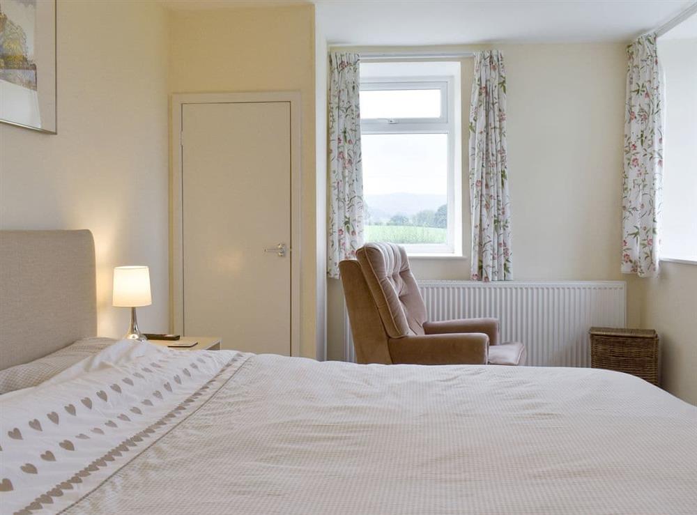 Double bedroom at Sisal Y Gwynt in Llanarmon yn Lal, Denbighshire