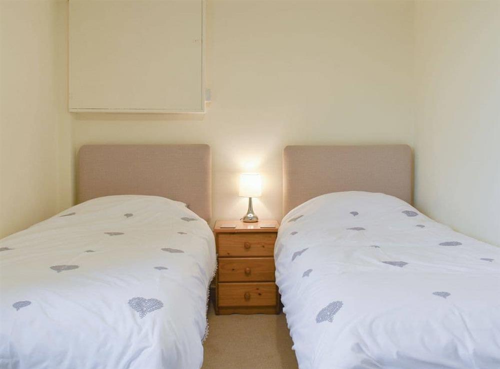 Twin bedroom at Sisal Y Gwynt in Llanarmon yn Lal, Denbighshire