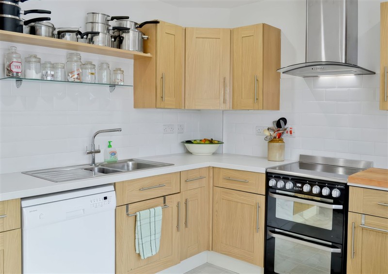 This is the kitchen at Sisial y Llyn, Bala