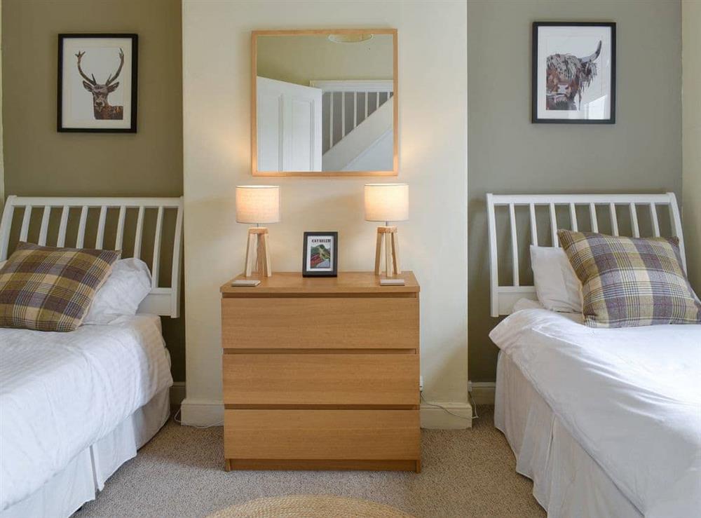 Twin bedroom at Siskin in Keswick, Cumbria