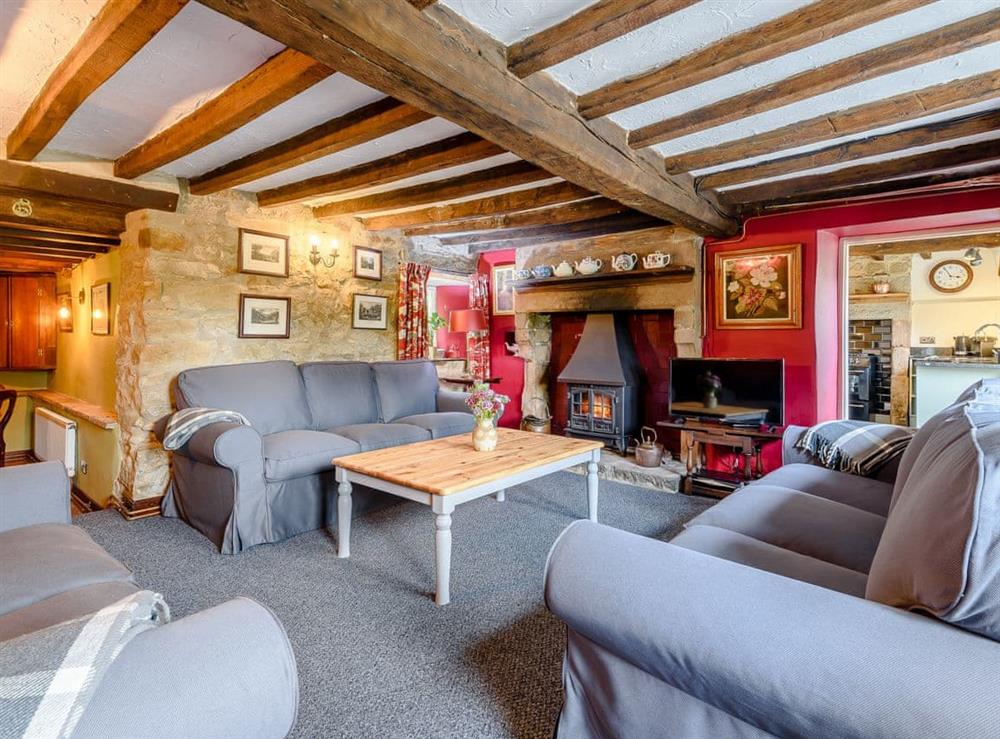 Living room at Sitch Farm in Matlock, Derbyshire
