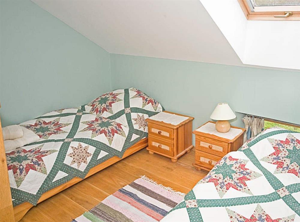 Twin bedroom at Sithean in Taynuilt, Argyll
