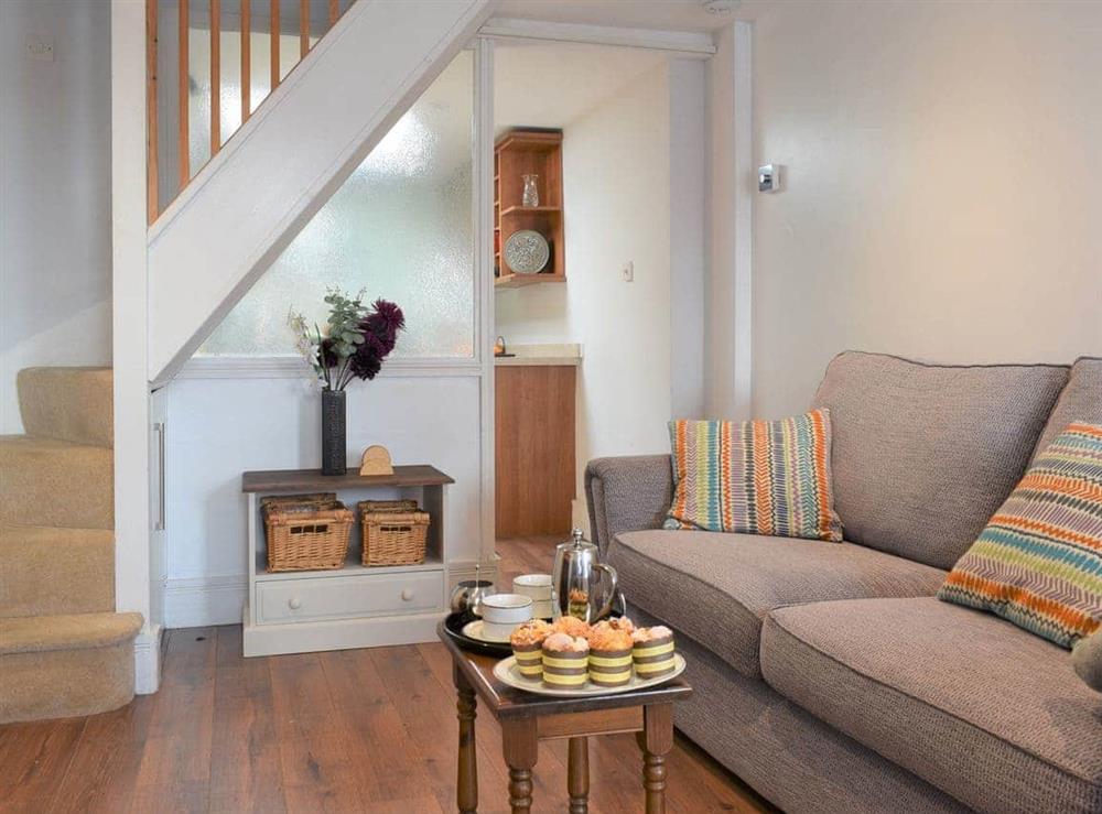 Living area at Sixpence Cottage in Exmouth, Devon