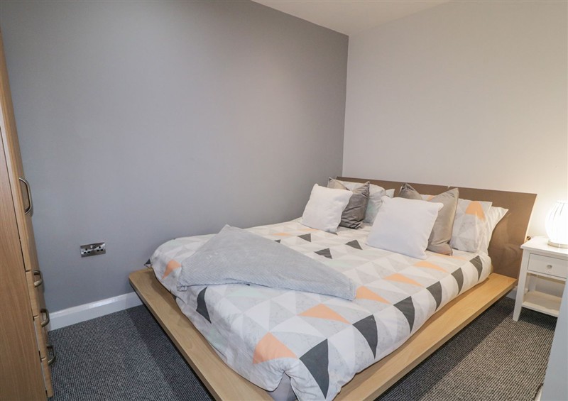 One of the bedrooms at SJs Annexe, Castlerock