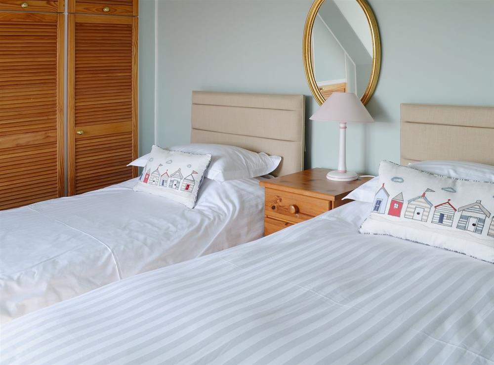 Twin bedroom at Skal in Chathill, Northumberland