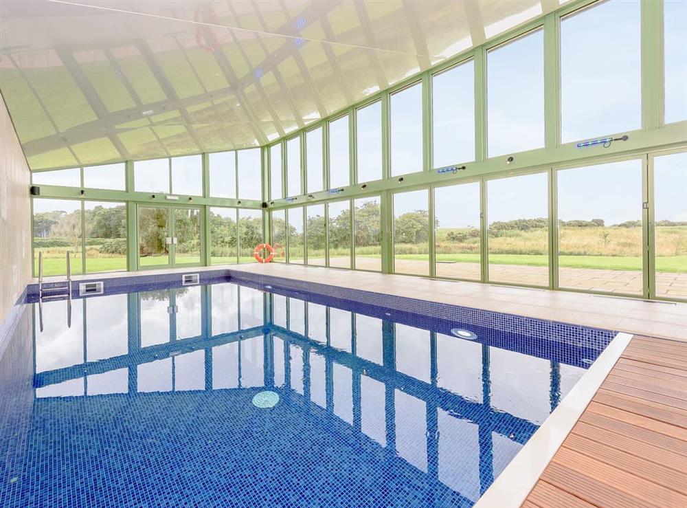Shared indoor swimming pool at The Old Barn, 