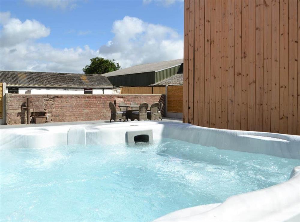 Hot tub (photo 3) at Cattle Crush Cottage, 