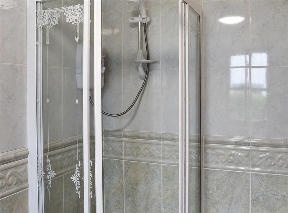 Shower room at Skiddaw House in Keswick, Cumbria