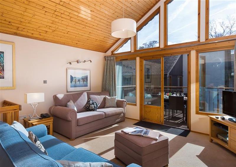Relax in the living area at Skiddaw Lodge (A), Keswick