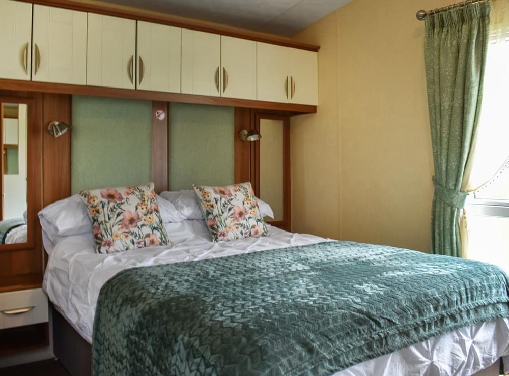 Double bedroom at Skiddaw View Lodge in Moota, near Cockermouth, Cumbria