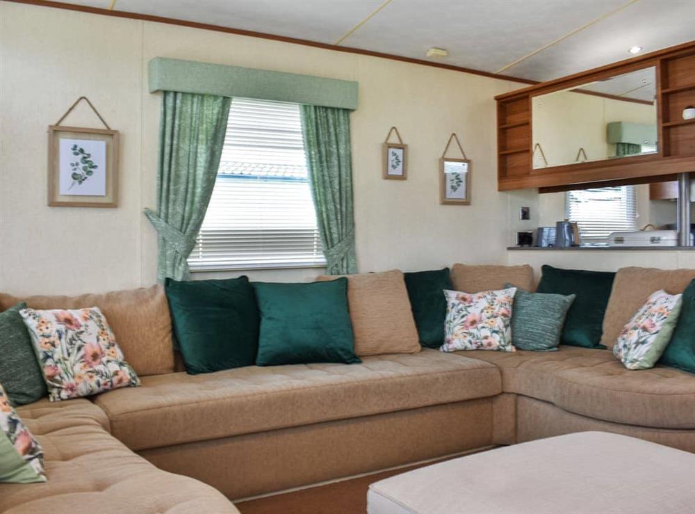Living area at Skiddaw View Lodge in Moota, near Cockermouth, Cumbria
