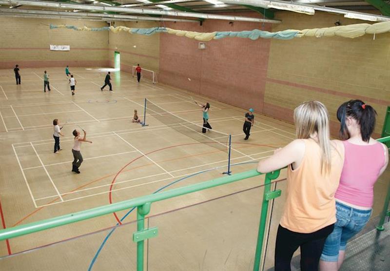 Sports court at Skipsea Sands in Skipsea, Yorkshire