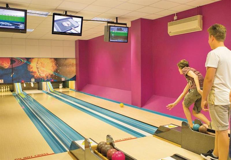 Mini 10-pin bowling at Skirlington in Yorkshire Moors and Coast, North of England