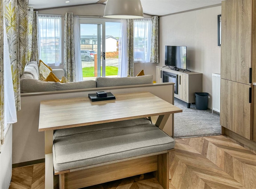 Open plan living space at Skokholm in Littlehaven, Dyfed