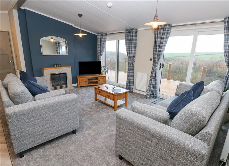 Enjoy the living room at Skomer Lodge, Hasguard Cross near Broad Haven
