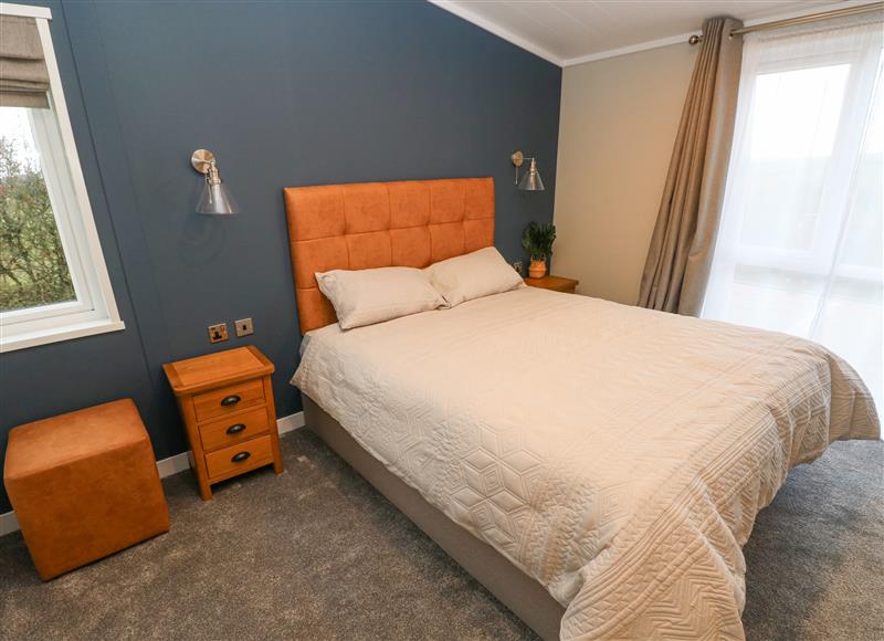 One of the 2 bedrooms at Skomer Lodge, Hasguard Cross near Broad Haven