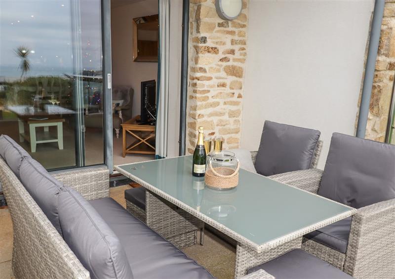 Relax in the living area at Sky, Carbis Bay