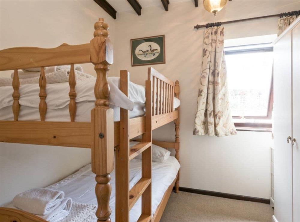 Bunk bedroom at Sky Lark in Weybourne, Norfolk., Great Britain