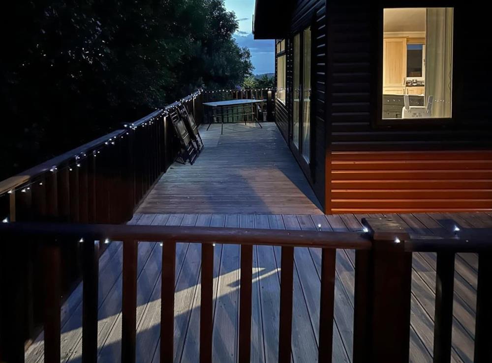 Decking at Skybells in Ilfracombe, Devon